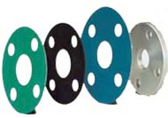 Flange gaskets in various sealing materials